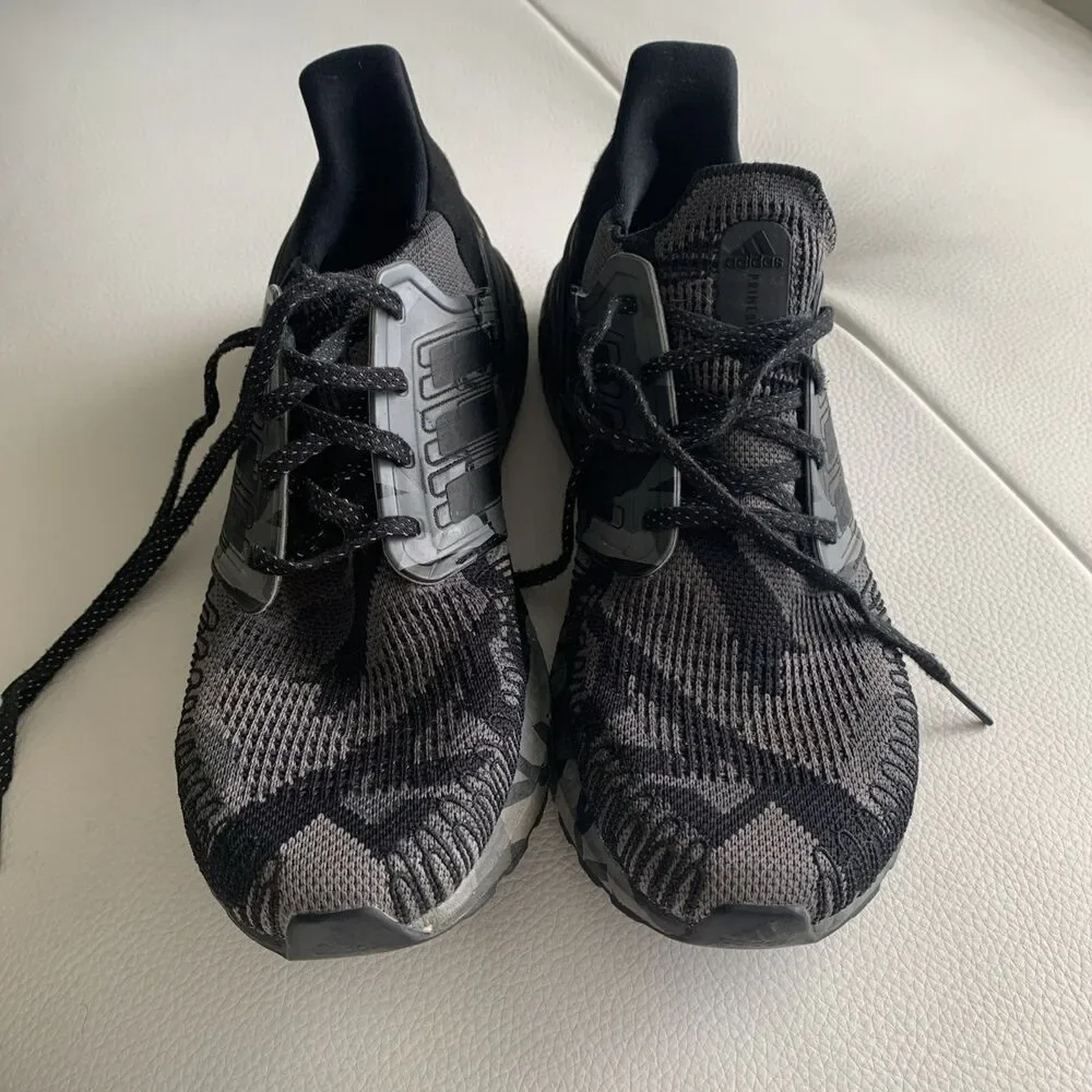 adidas Ultra Boost 20 Geometric Pack Black Grey 9.5 Men’s